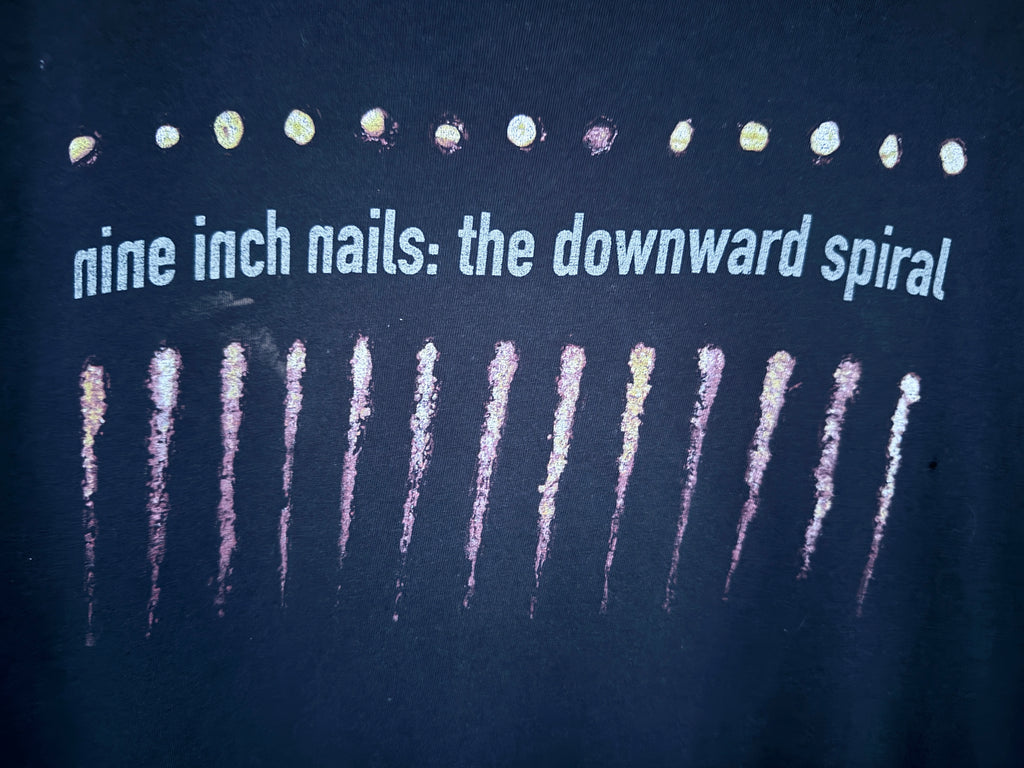Vintage NIN Downward Spiral Self Destruct Tour Tee XL detail 1