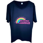 Reading Rainbow Take a Look Its in a Book Graphic Tee XXL Navy front