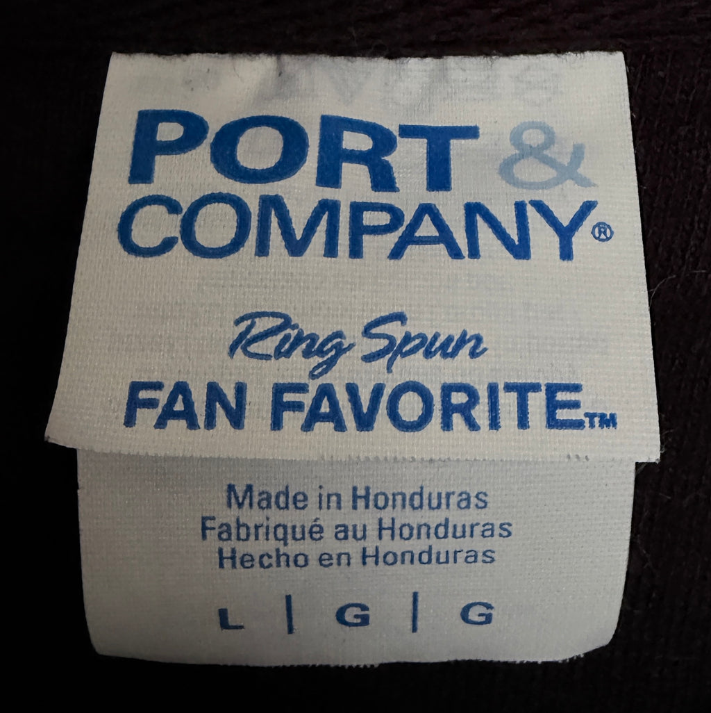 Port & Company I Heart Hot Moms Pullover Hoodie L Black detail 2
