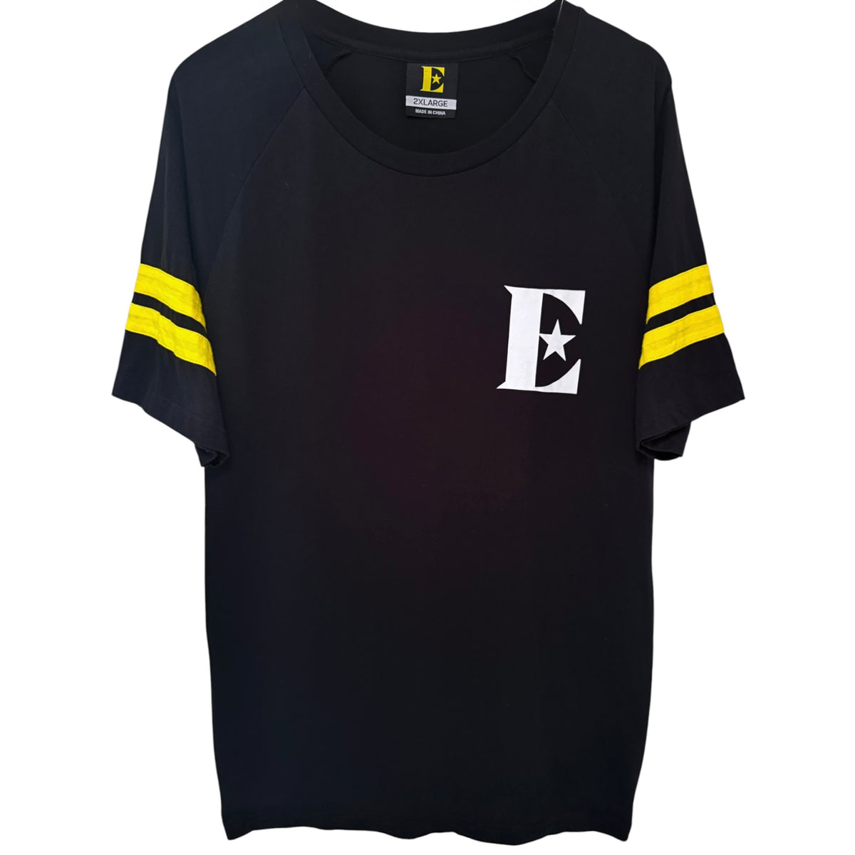 Elton John Farewell Tour 75 Graphic Tee 2XL Black Yellow front