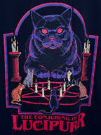 Steven Rhodes Conjuring of Lucipurr Black Cat Graphic Tee XL detail 2