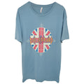Def Leppard 2014 North American Tour Graphic Tee XL Blue front