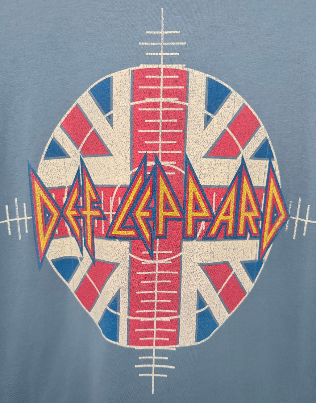 Def Leppard 2014 North American Tour Graphic Tee XL Blue detail 2