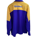 NFL Men's Purple Minnesota Vikings Colorblock Full-Zip Fleece Jacket — back view