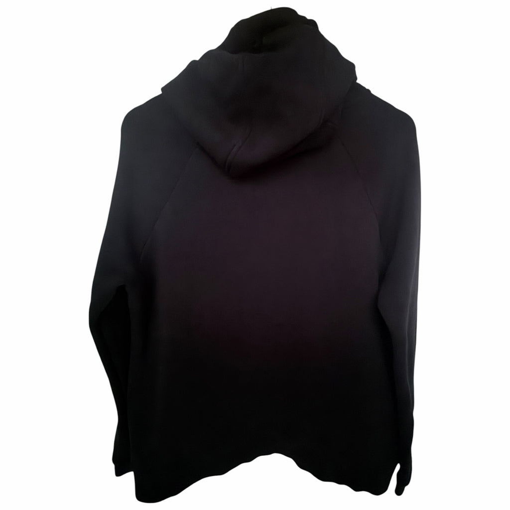 Nike Rally Hoodie Womens M Black Silver Metallic Logo