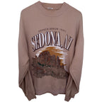 Abercrombie & Fitch Men's Brown Soft A&F Fleece Sweatshirt — front view