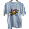 Single Stitch Curtiss Jenny Airplane Graphic T Shirt Mens L White Vintage Plane