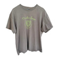 Quiksilver Graphic T Shirt Mens L Brown Green Logo Surf Skate Short Sleeve Tee