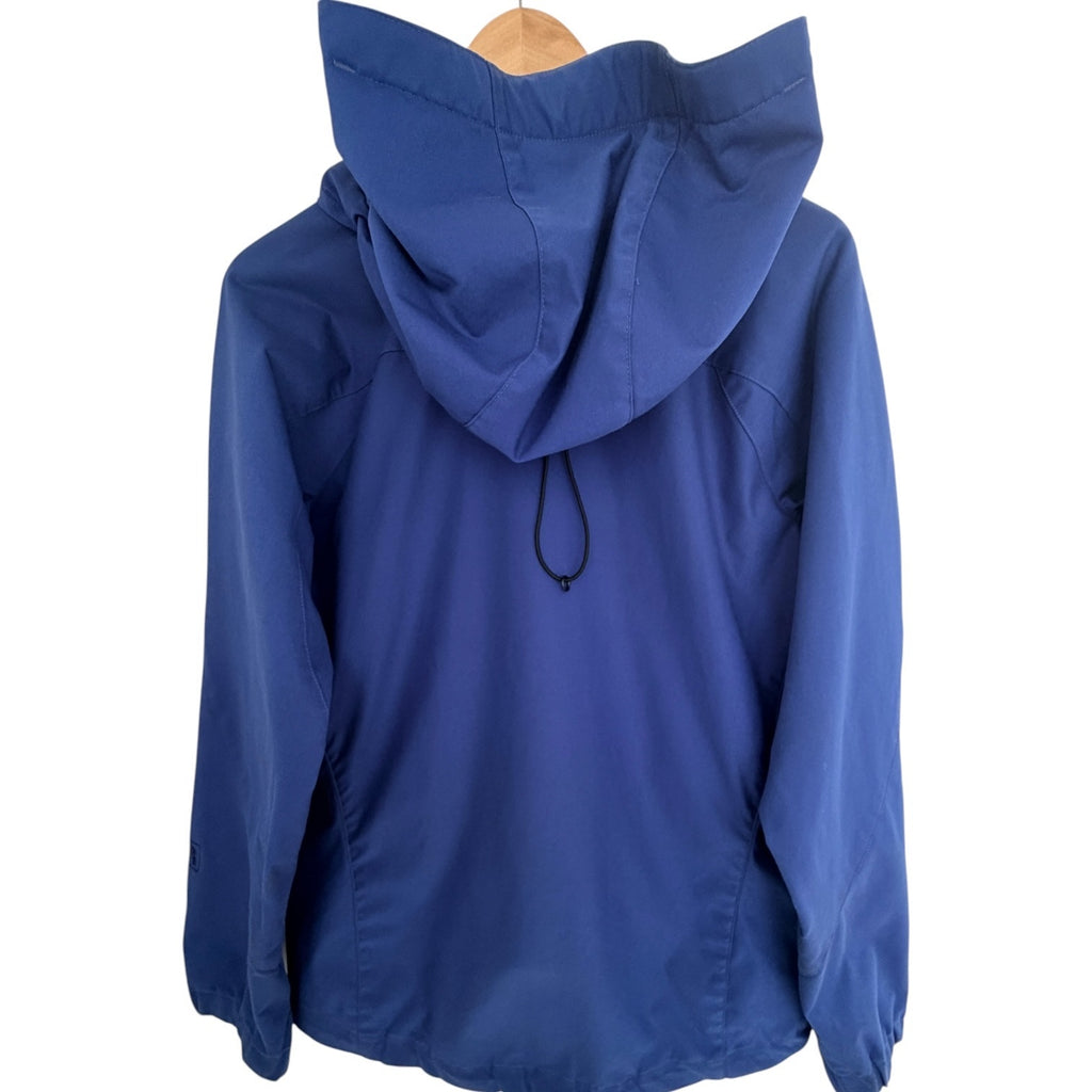 Patagonia Hooded Soft Shell Jacket Womens Medium Blue Full Zip Outdoor Hiking