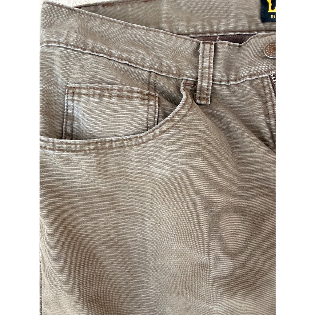 Lee Straight Fit Khaki Pants Mens 32x30 Casual Work Pants