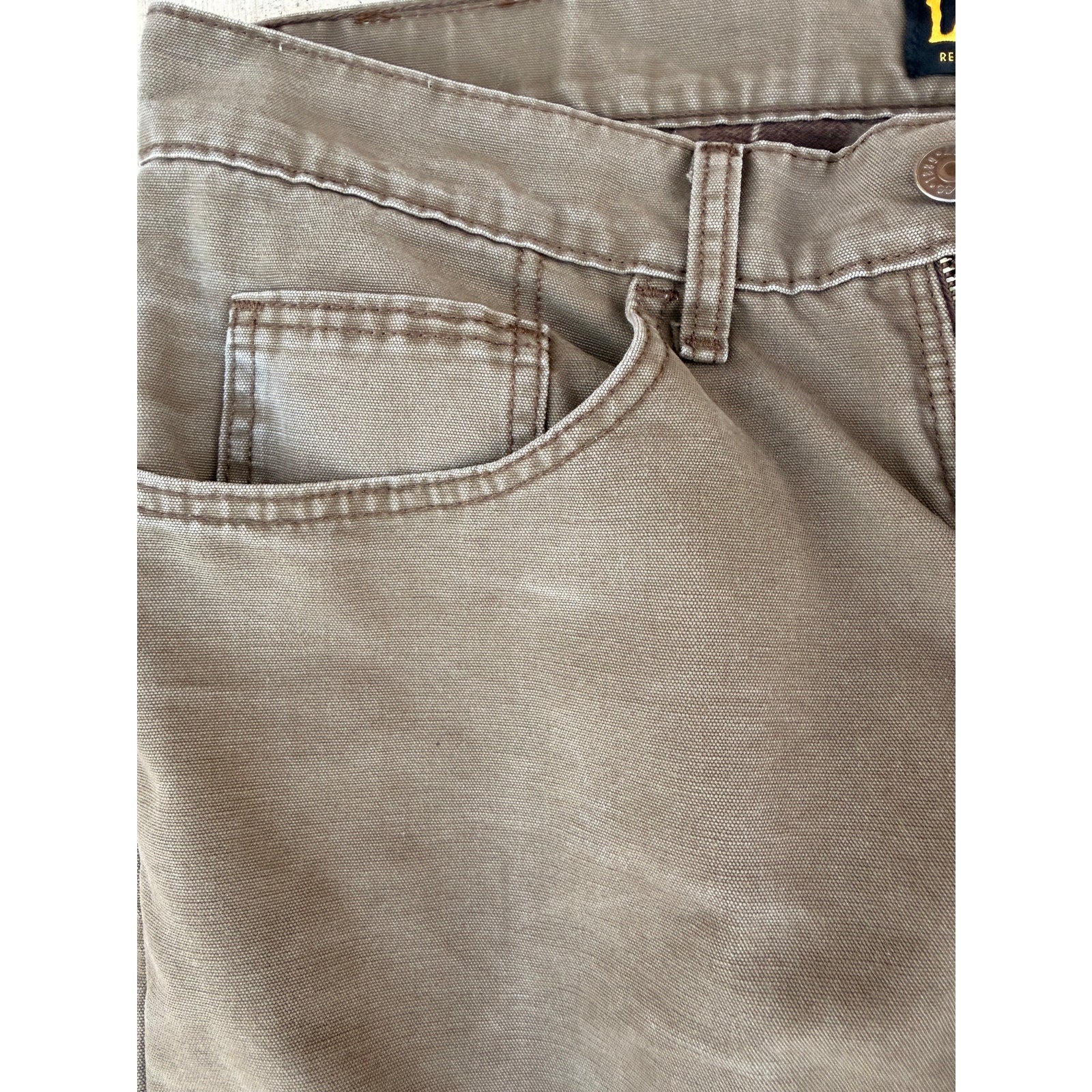 Lee Straight Fit Khaki Pants Mens 32x30 Casual Work Pants