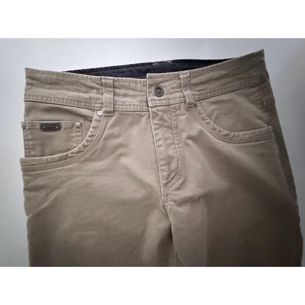 KÜHL Men's Hiking Cargo Pants 31x30 Khaki Outdoor Trail Utility