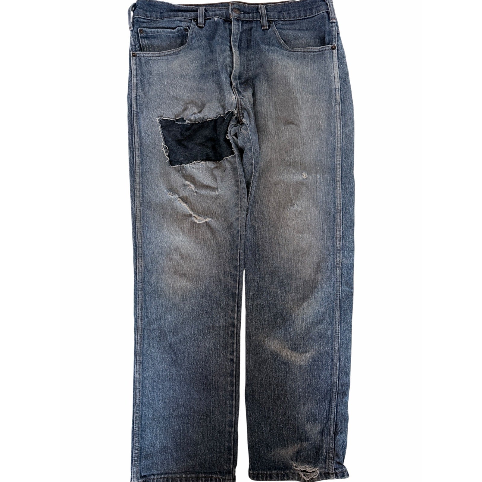 Levi Strauss 550 Jeans Mens 35x32 Blue Denim Relaxed Fit Classic Pants
