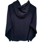 Nike Men's Navy Blue Fleece Oversized Hooded Hoodie — back view