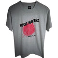 Screen Stars Best Single Stitch Music Makers Beulah ND Graphic Tee Mens Med Gray