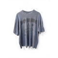 BoohooMAN Oversized T-Shirt Mens 2XL Blue Gothic Graphic Streetwear Tee