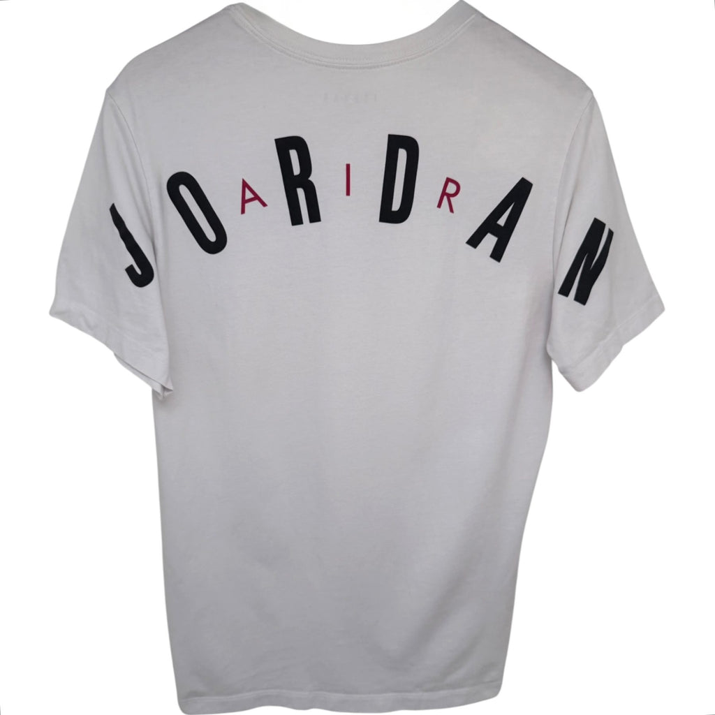 Jordan Men's White Michael Jordan Air Jordan T-Shirt — back view