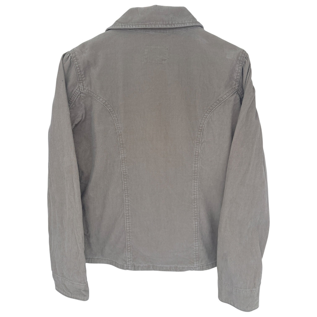 Levi Strauss Signature Corduroy Jacket Womens Large Beige Peacoat