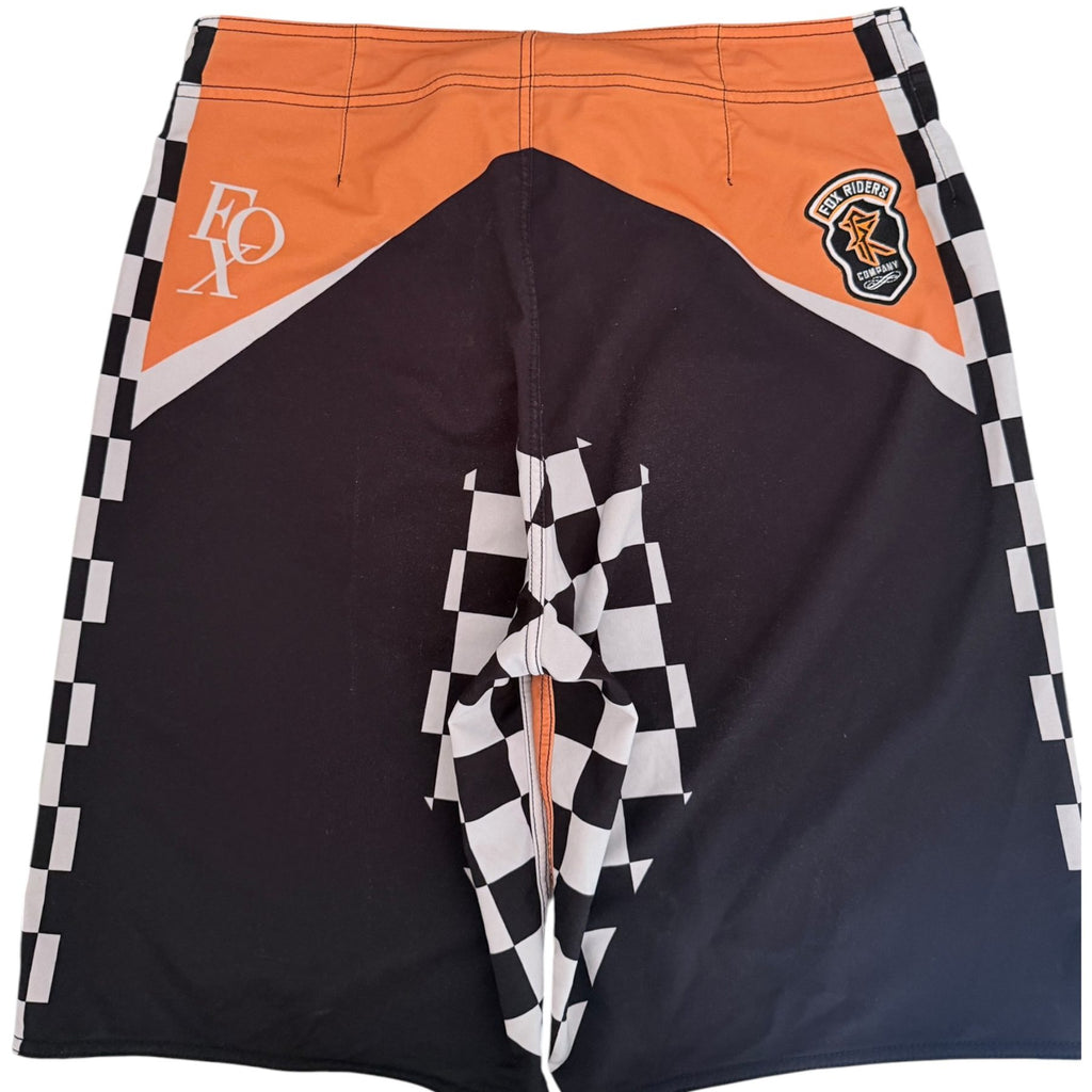 Fox Racing Men's Black Swimwear — back view
