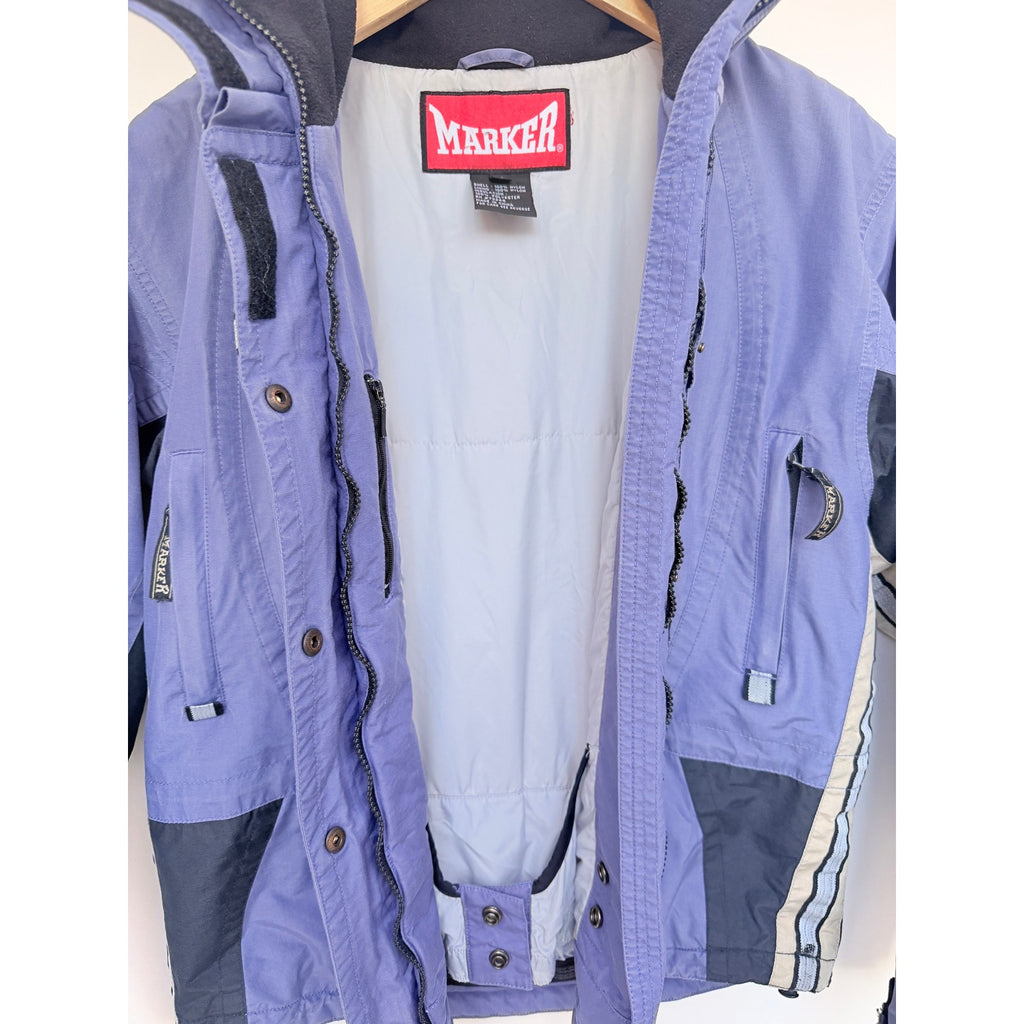 Marker Ski Jacket Women's Size 6 Purple Insulated Winter Snow Coat