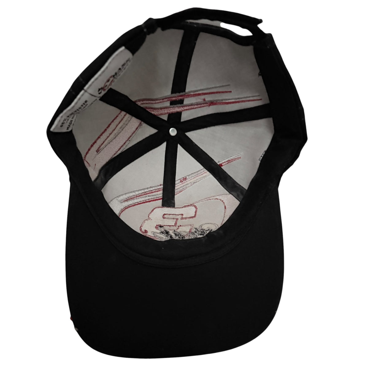 Chase Authentics Men's Black Dale Earnhardt 3 GM Goodwrench Service Plus Hat — back view