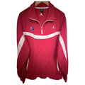 Jordan Full Zip Track Jacket Mens Large Red White Basketball Warm Up Jacket