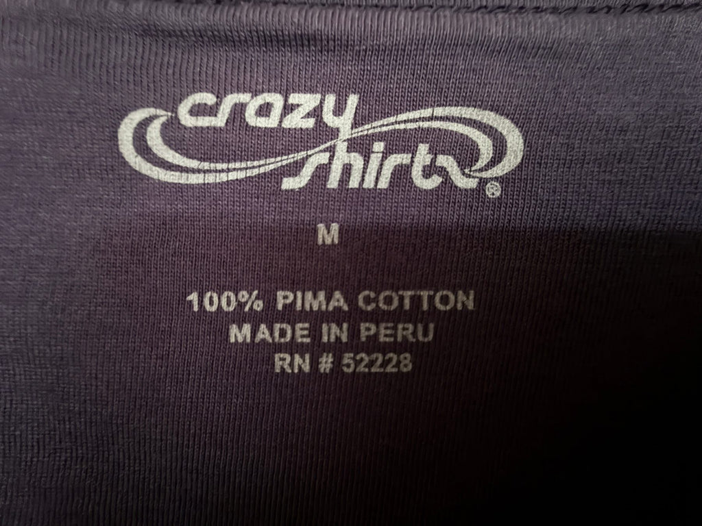 Crazy Shirts Men's Navy Blue Key West Dive Company T-Shirt — brand label