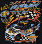 Van Halen Men's Black Van Halen Racing #84 T-Shirt — view 4