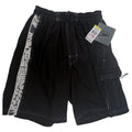 Speedo Swim Trunks Mens Small Black Cargo Board Shorts NWT