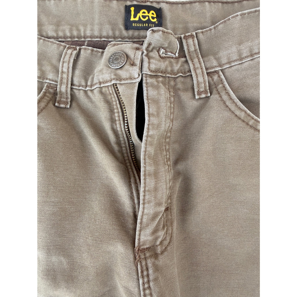 Lee Straight Fit Khaki Pants Mens 32x30 Casual Work Pants