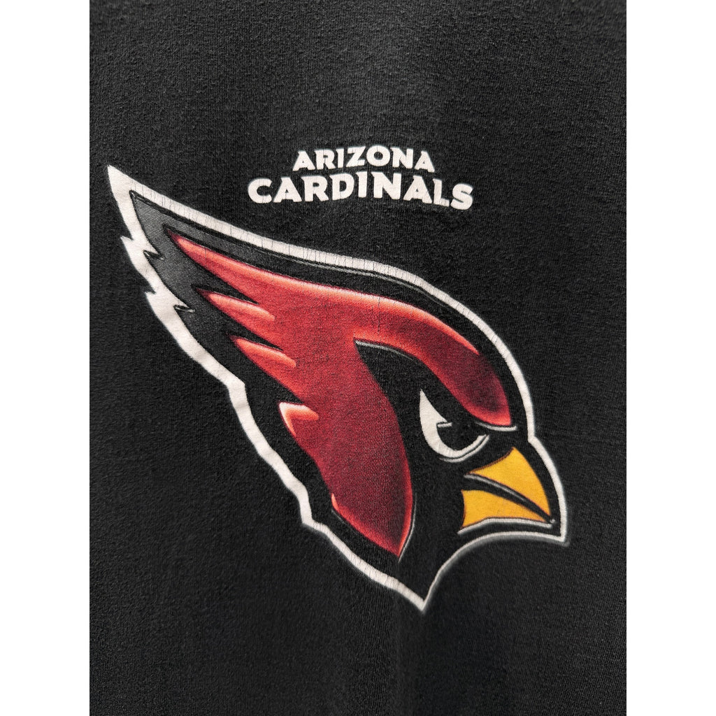 Arizona Cardinals T Shirt Mens 2XL Black NFL Football Graphic Logo Tee