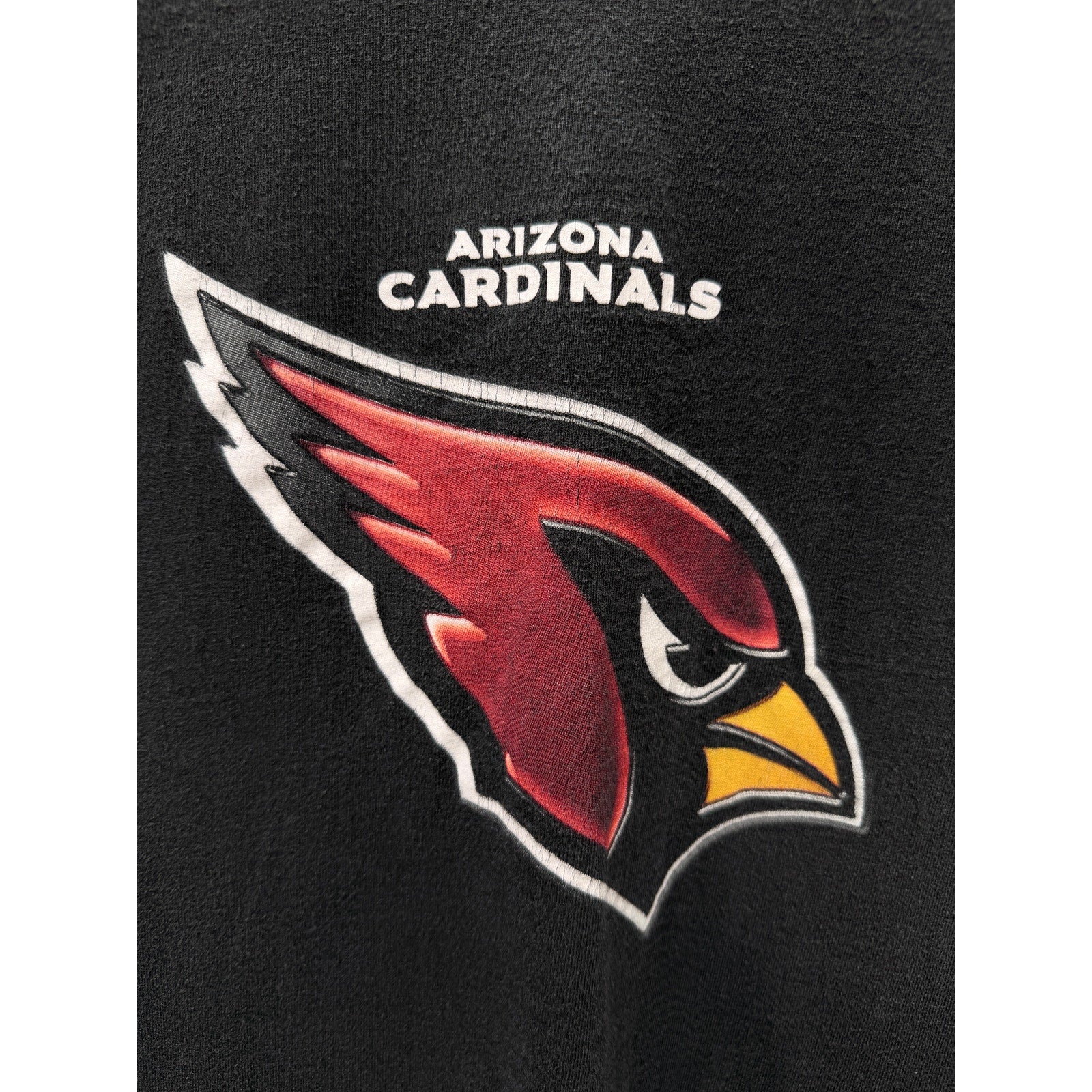 Arizona Cardinals T Shirt Mens 2XL Black NFL Football Graphic Logo Tee