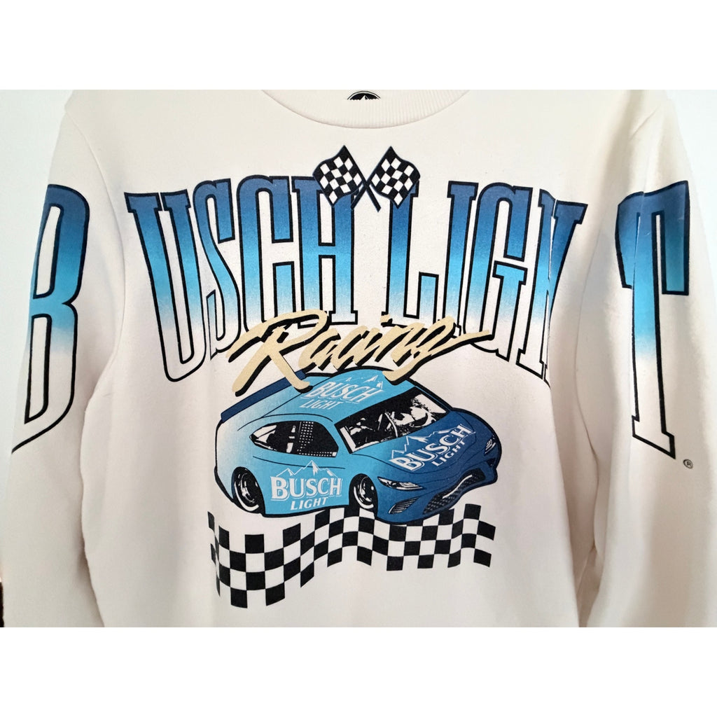 Busch Light Racing Crewneck Mens XL