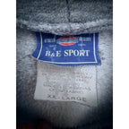B&E Sport Los Angeles Lakers Embroidered Hoodie 2XL Gray - product photo 3