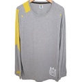 Husqvarna Men's Gray Husqvarna Motorcycles Colorblock Raglan T-Shirt — front view