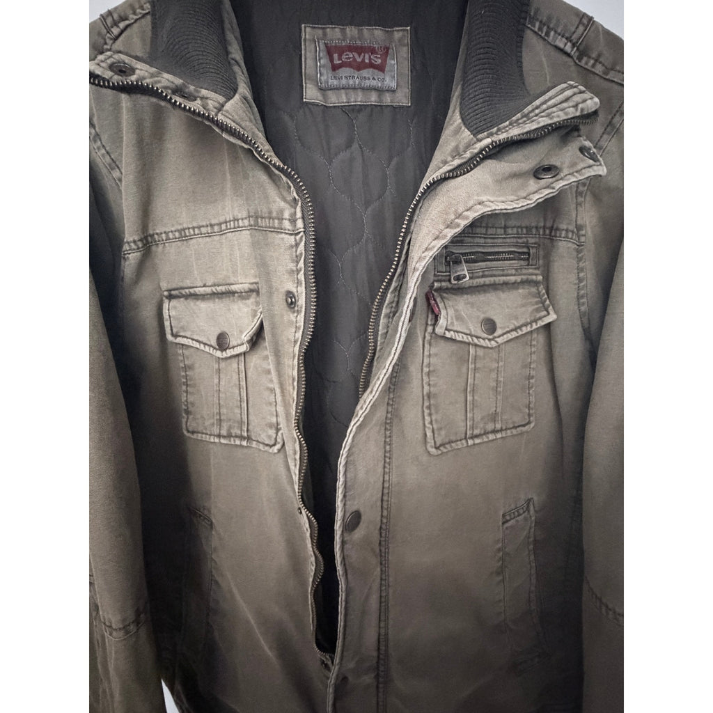 Levi's Olive Utility Jacket Mens XL
