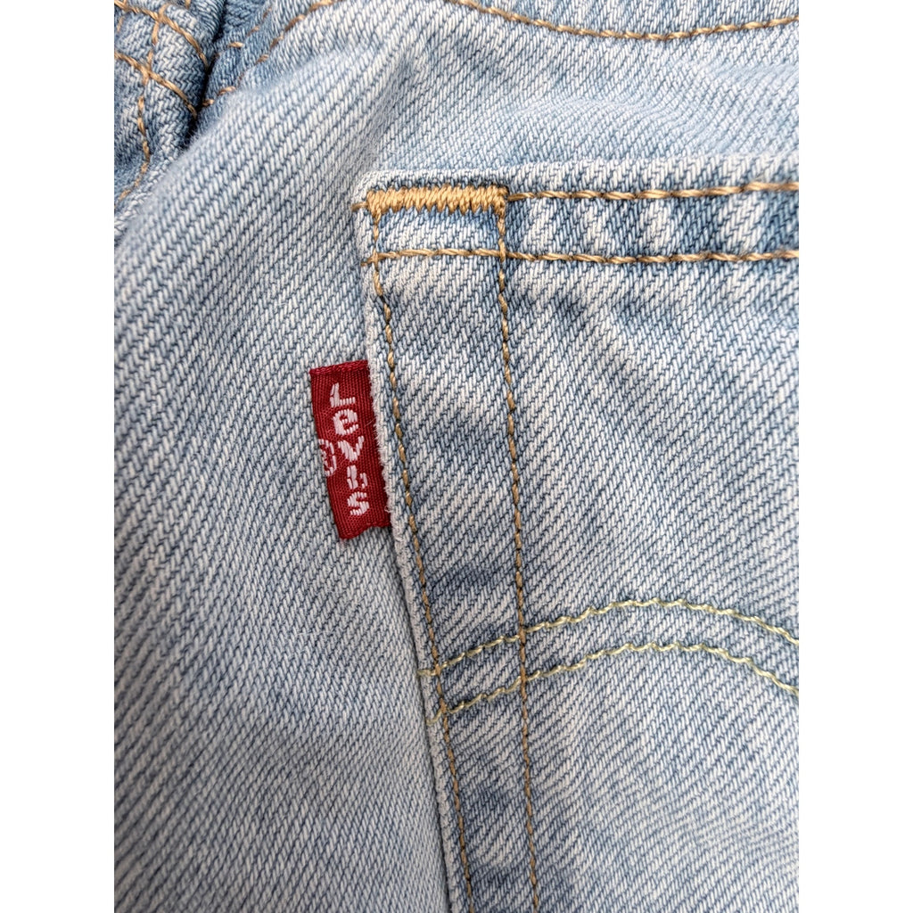 Levis 501 Jeans Womens Size 30x30 Light Wash Distressed Denim Pants