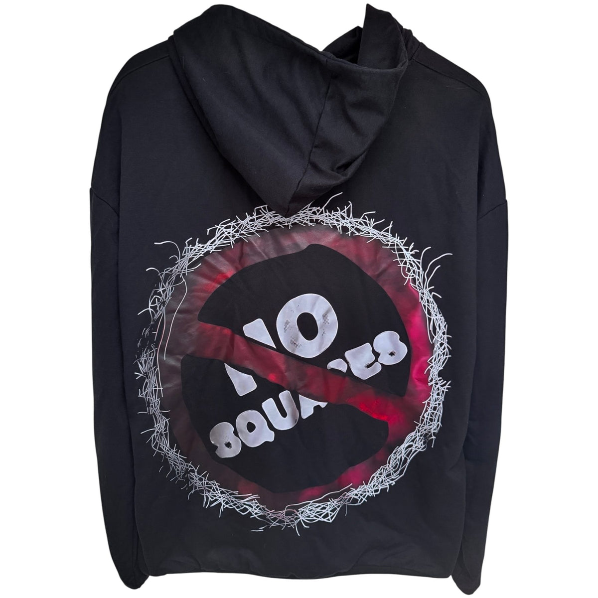 Tenth Series Men's Black Hoodie — back view