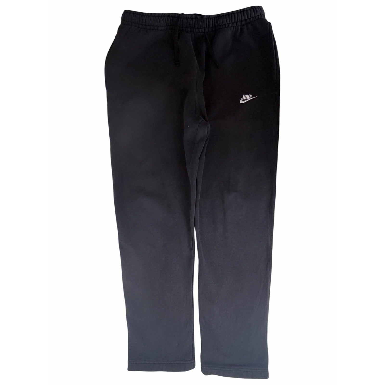Nike Mens XXL Tall Black Fleece Sweatpants Joggers Swoosh