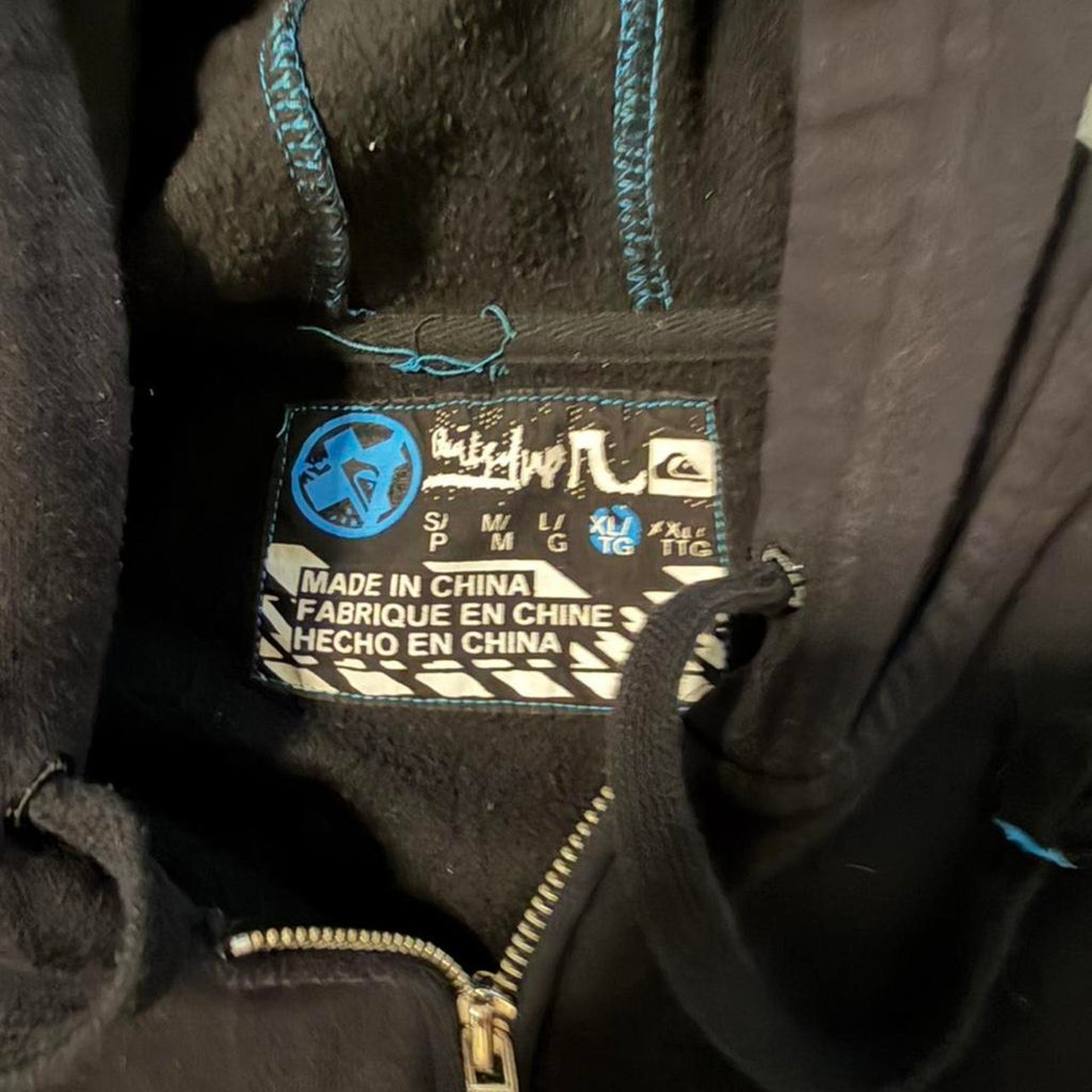 Vintage 2000s black embroidered y2k