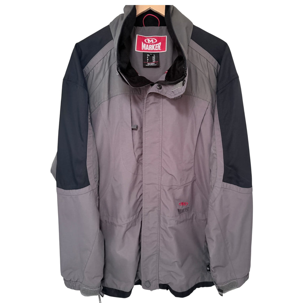 Marker Men's Gray Colorblock Jacket — front view