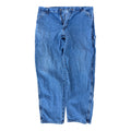 Wrangler Carpenter Jeans 36x32 Blue Denim Work Pants