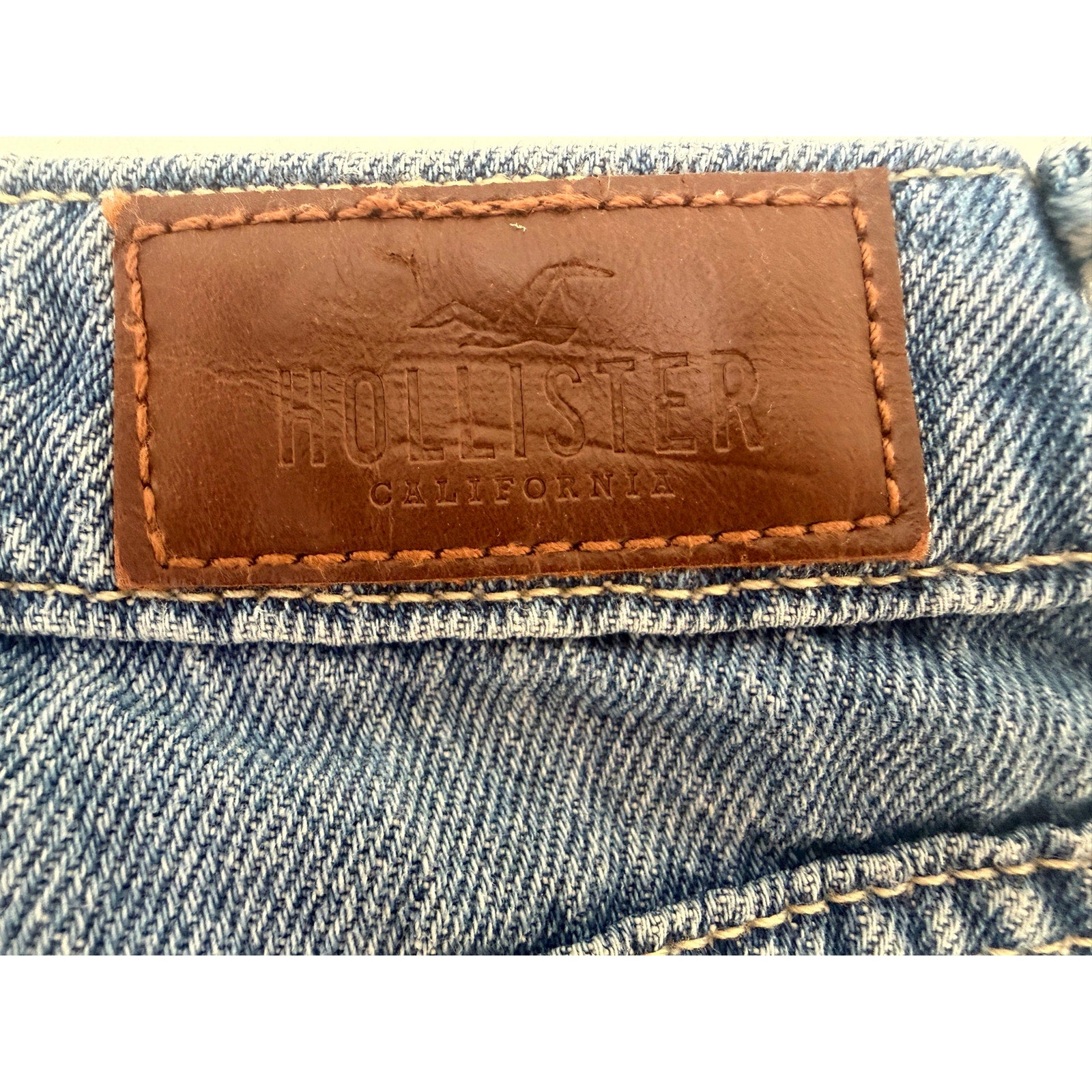 Hollister Women's Distressed Denim Mini Skirt 3 W26