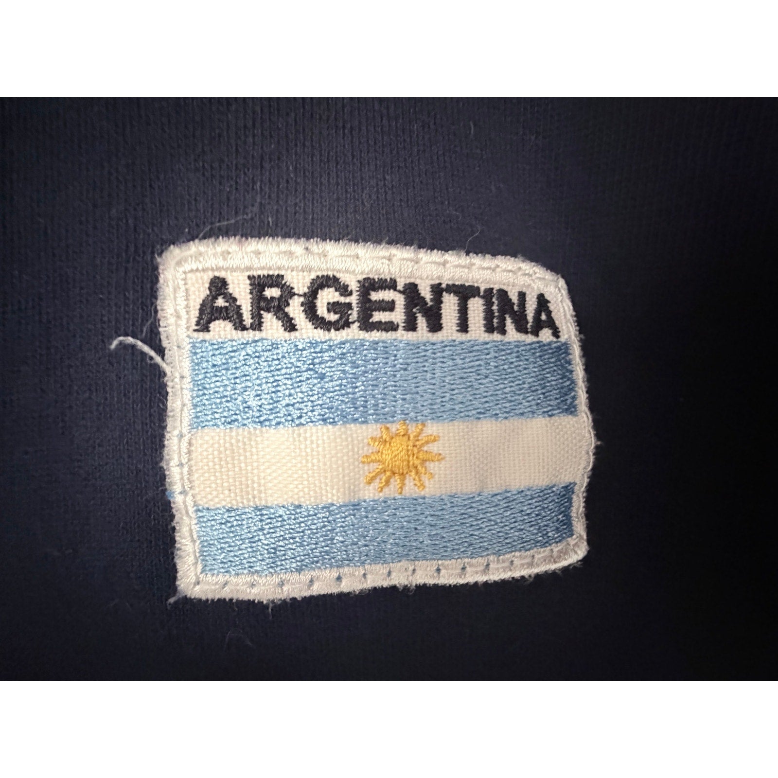 Argentina Polo Shirt Mens XL Rugby Style Short Sleeve Argentina Graphic Navy