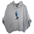 Primitive Skateboarding Hoodie Mens XL Gray Grim Reaper Yin Yang Pullover