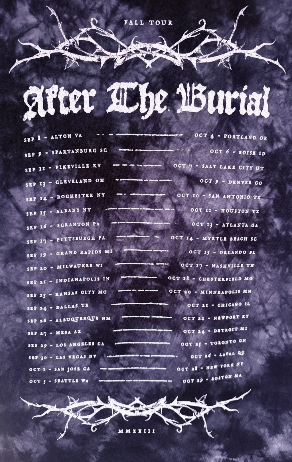 Gildan Men's Black After the Burial Heavy Cotton T-Shirt — view 5