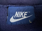 Nike Men's Blue Colorblock Full-Zip Fleece Sweatshirt — brand label