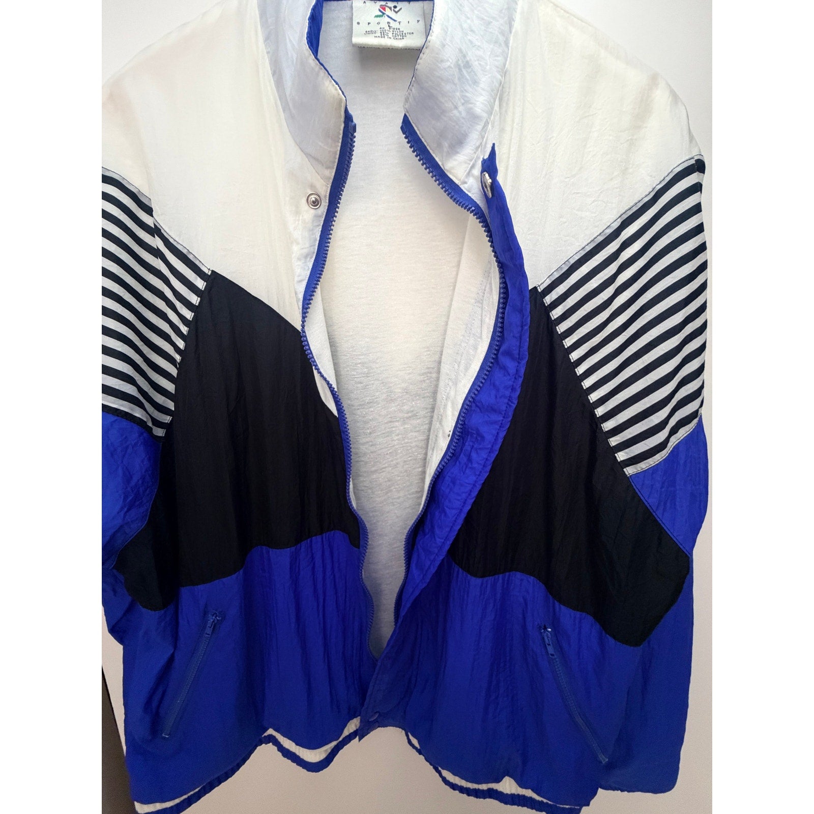Vintage Avait Sportif Colorblock Windbreaker Men's Large