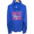 Majestic Men's Blue Chicago Cubs 2016 National League Champions Raise the Flag Hoodie — front view