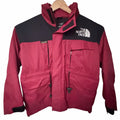 The North Face Gore-Tex Ski Jacket Boys Medium Red Black Fleece Lined Hooded